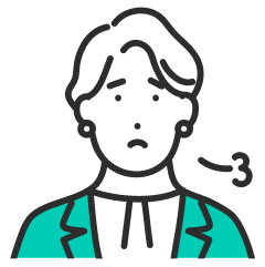 困っている女性のイメージ